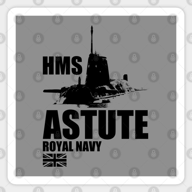 HMS Astute Sticker by TCP